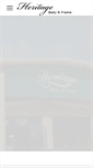Mobile Screenshot of heritagebodyandframe.com